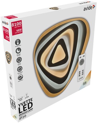 Avide/ LED design lamp 8100lm YVETTE 