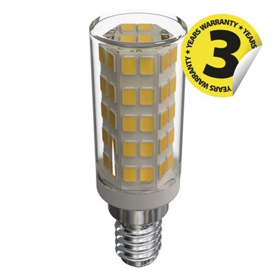 Emos / LED žárovka Classic JC 4,5W E14 teplá bílá