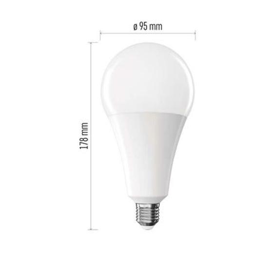 Emos/LED žárovka Classic A95 / E27 / 28 W (200 W) / 3452 lm / neutrální bílá