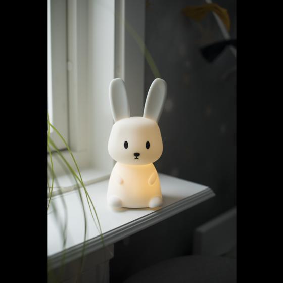 Star/ Dětská RGB  Led  lampička ZAJÍC na baterie 3xAAA