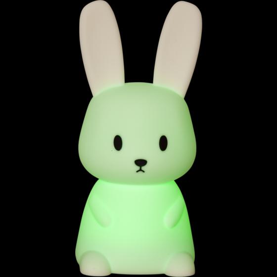 Star/ Dětská RGB  Led  lampička ZAJÍC na baterie 3xAAA