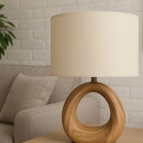 Ideus/ Stolní lampa GOLF E14 max.40W IP20 hnědá/béžová 03205