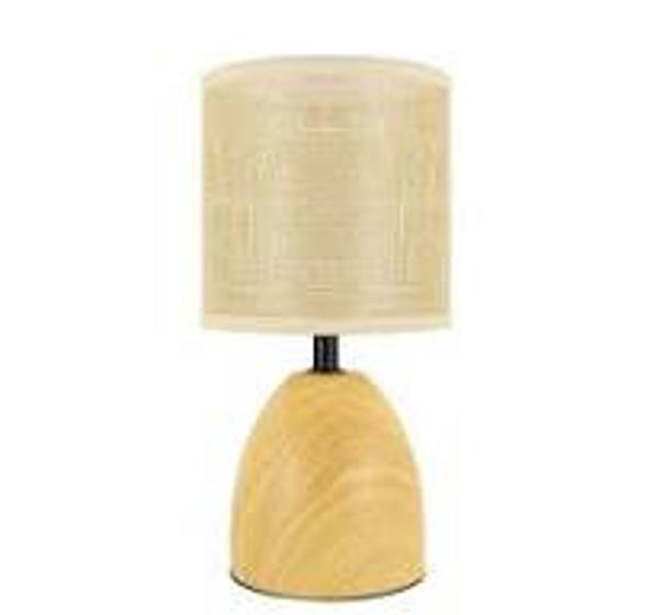 Ideus/ Stolní lampa skandinávská imitace dřeva borovice noční E14 JOTA