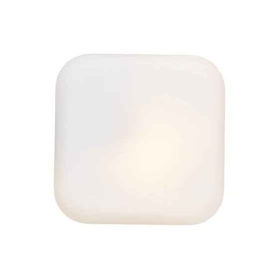 Brilliant/Stropní svítidlo RIKURI IP44 bílé opálové sklo