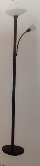 Lummax/ Stojací lampa černá LADA E27/ E14