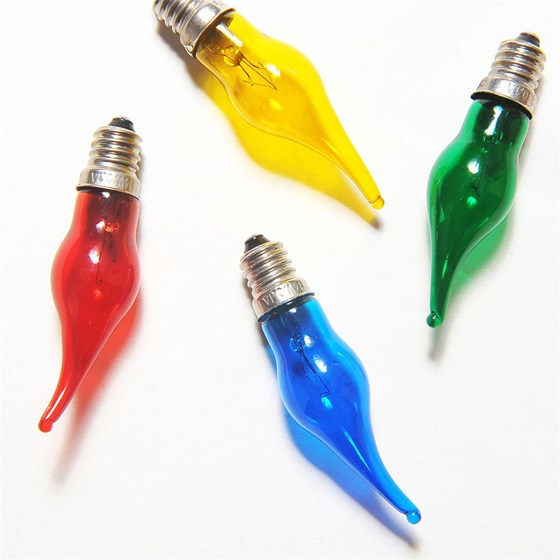 Exihand/ Blistr 4žárovky GLORIA barevná 14V/0,1A