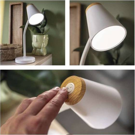 Emos/Led stolní lampička TARA bílá  280lm 4,5W