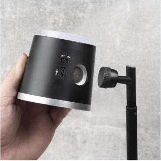 Emos/ LED stolní lampa ABBIE černá  nabíjecí  300lm  6W