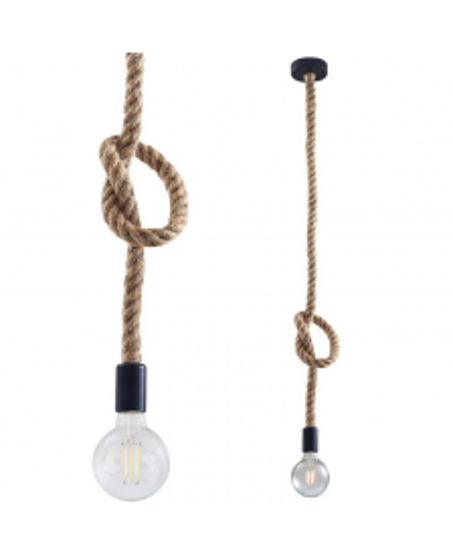 Sanico/  Goldlux E27 béžové lanové závěsné stropní svítidlo