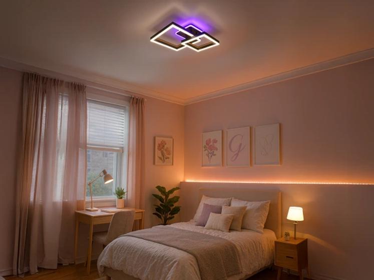 Nedes/ LED stropní svítidlo s dálkovým ovladačem 75W - TA1340-B