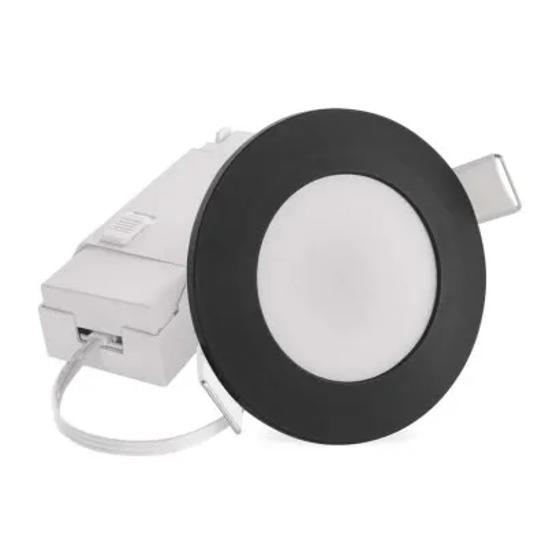 Emos/LED bodové svítidlo LORI 4,5W 345LM IP65 CCT černá