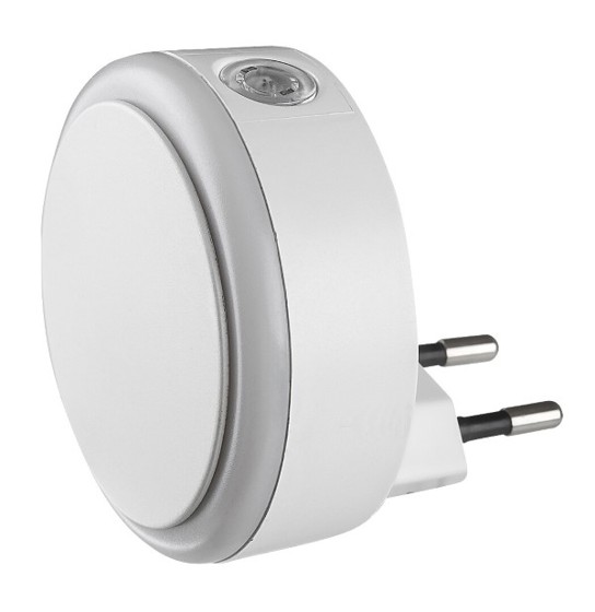 Rabalux/Zofe orientační svítidlo do zásuvky D60mm LED 0,3W/20lm 3000K bílá