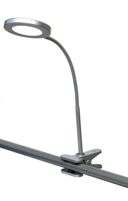 ARGUSLIGHT Lampička LED 6W CLIPANITA 1008 SL stříbrná s klipem